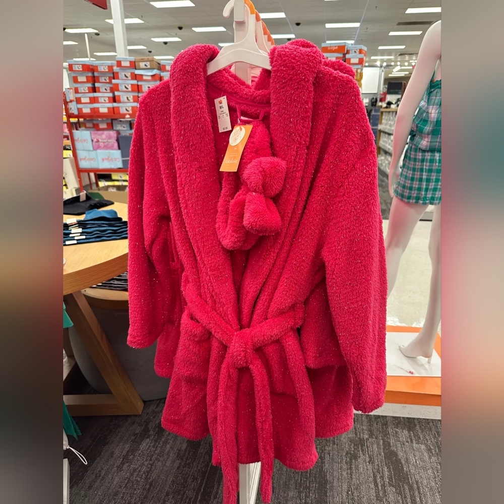 Colsie Fleece Robe with matching Headband